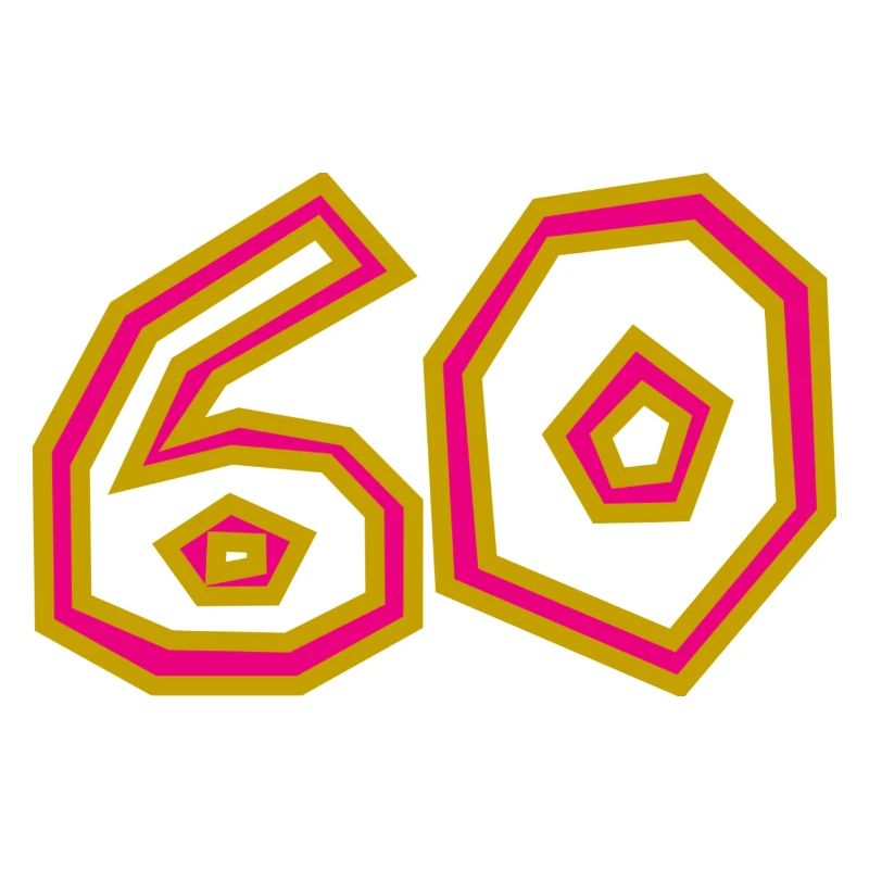 60. 60 YEARS. 60th ANNIVERSARY. 60TH BIRTHDAY.