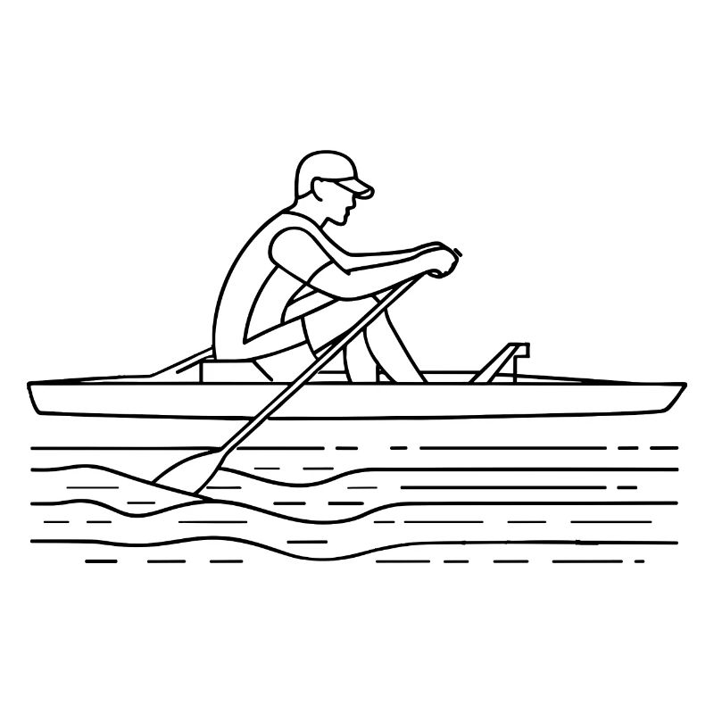 Rower Drawing