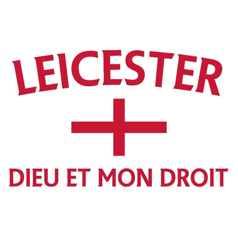 Leicester Angleterre Drapeau et devise