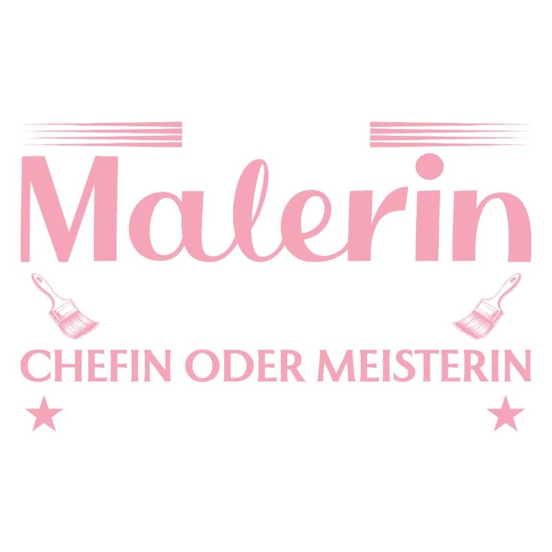 Handwerkerin Chefin oder Meisterin - Malerin