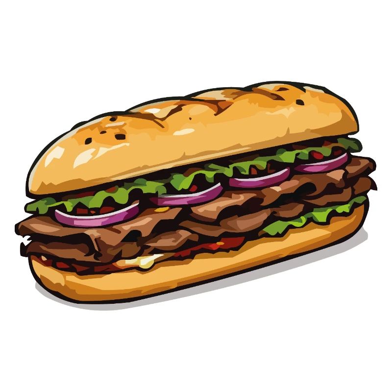 Sandwich illustration