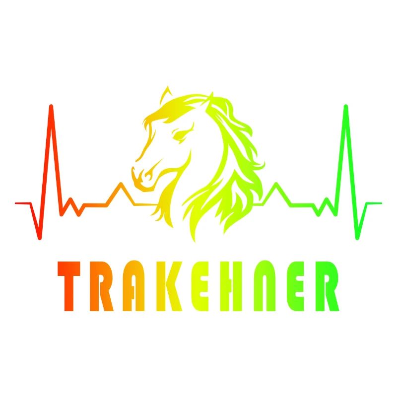 Trakehner Pferde Herzfrequenz Design