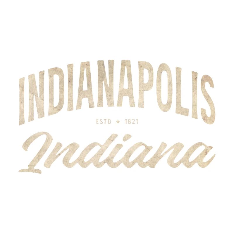 Vintage Indianapolis Script Logo