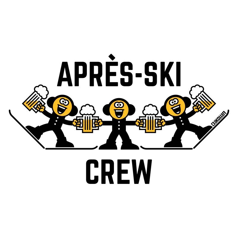 Après-Ski Crew Trio (Bier / Karikatur / 3C)