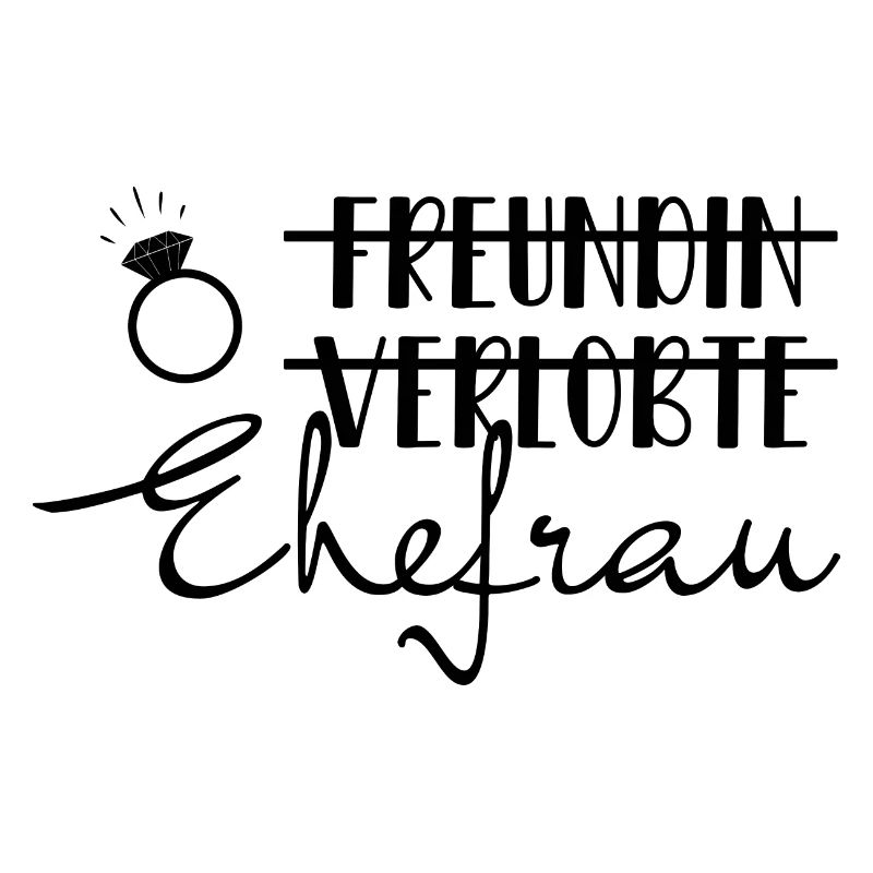 Verlobte Ehefrau Braut Hochzeit Bride hen night