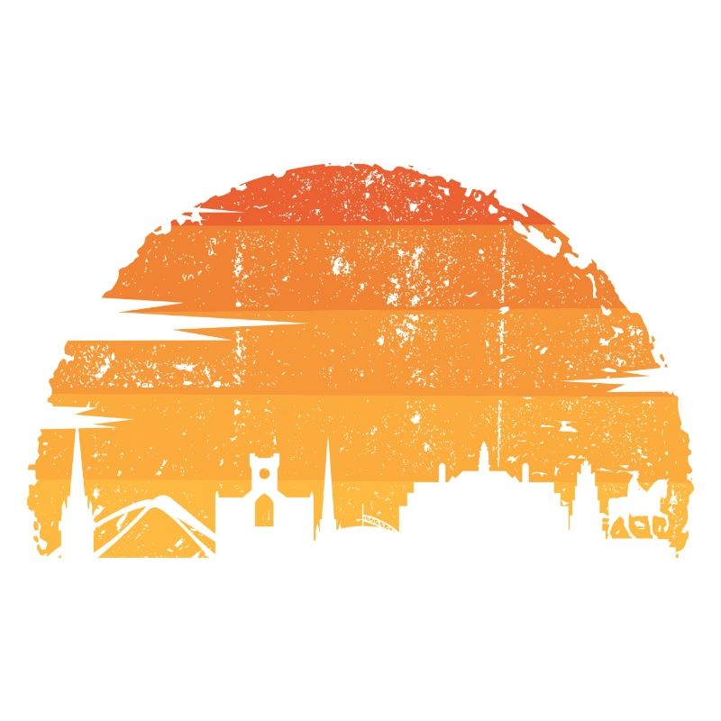 Sunset Skyline Silhouette