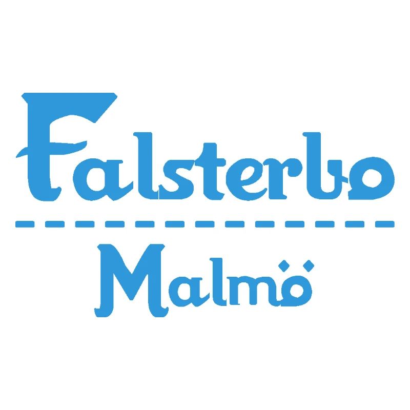 Centrum Malmö – Conception de texte bleu
