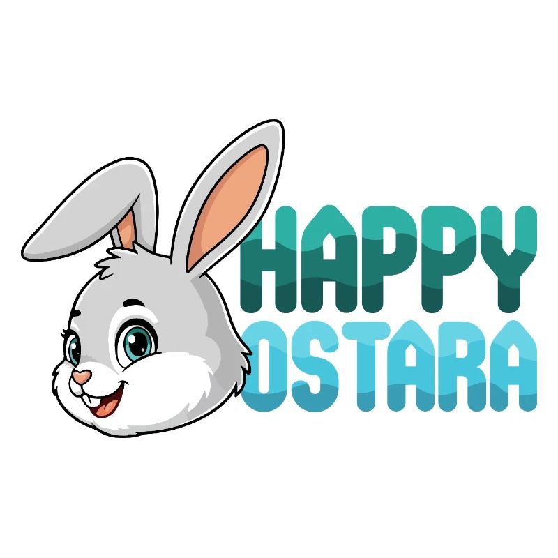Joyeux Ostara Rabbit Bunny Pâques Printemps Ostara