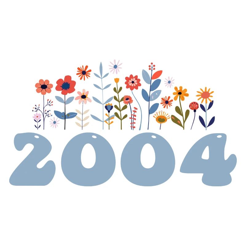 2004 Floral Pattern 2004 Floral Theme Flowers 2004