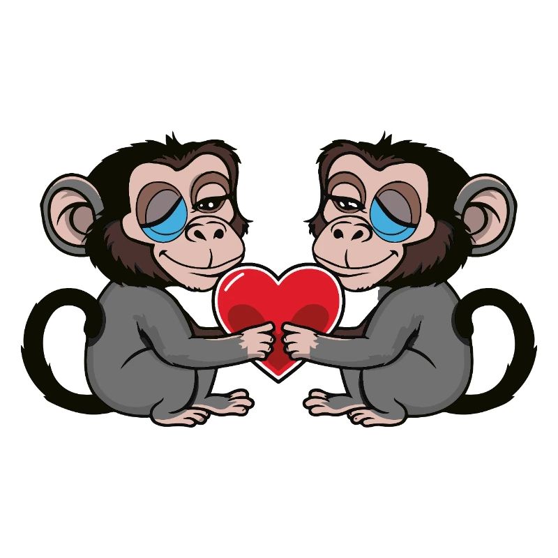 Coeur de Singe Saint-Valentin