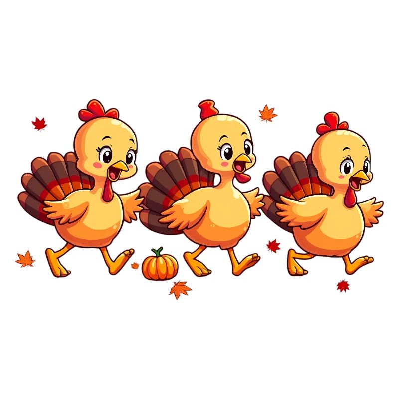 Bébé dinde de Thanksgiving
