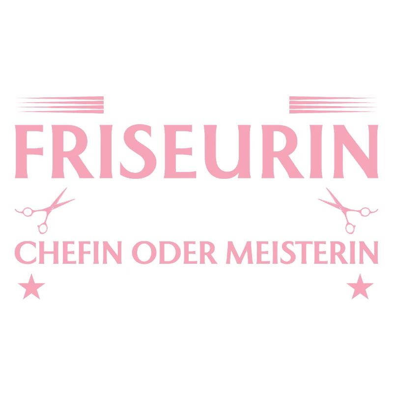 Friseurin Chefin oder Meisterin