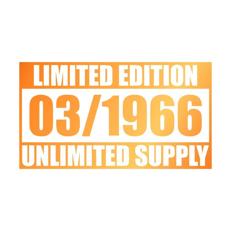 60e anniversaire édition limitée - ꝏ Approvisionnement 03/1966