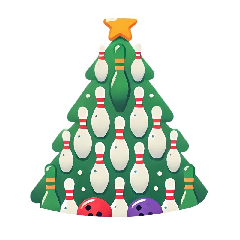Bowling arbre de Noël Noël design