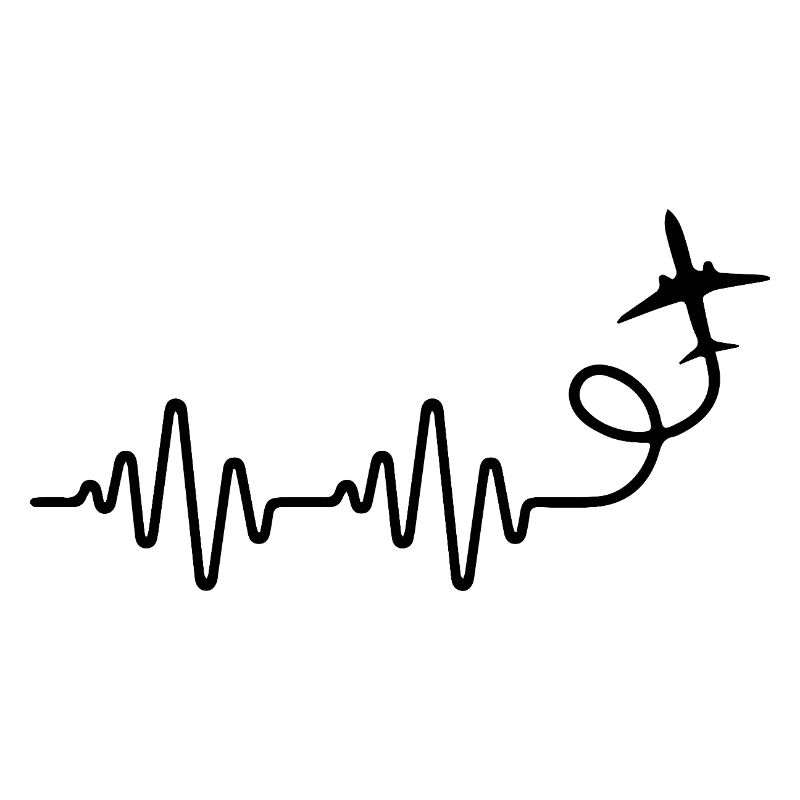 Flugzeug Kunstflug EKG Herzschlag Pilot
