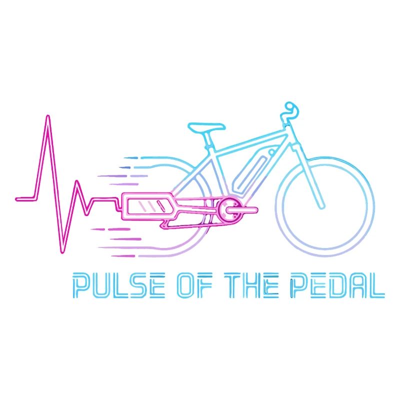 Neon Pulse Bicycle Graphic
