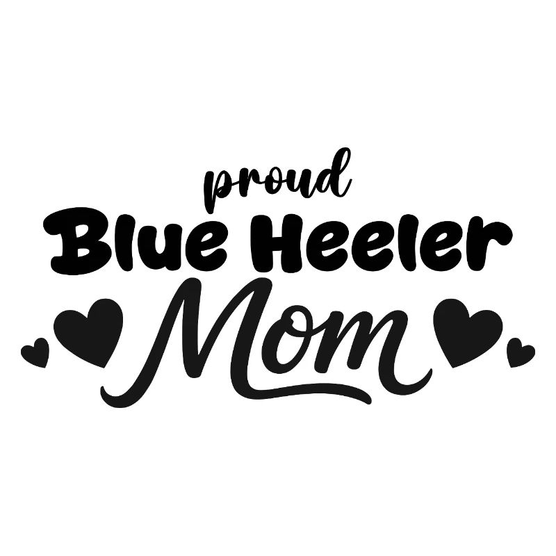  Stolze Blue Heeler Mutter, Australischer