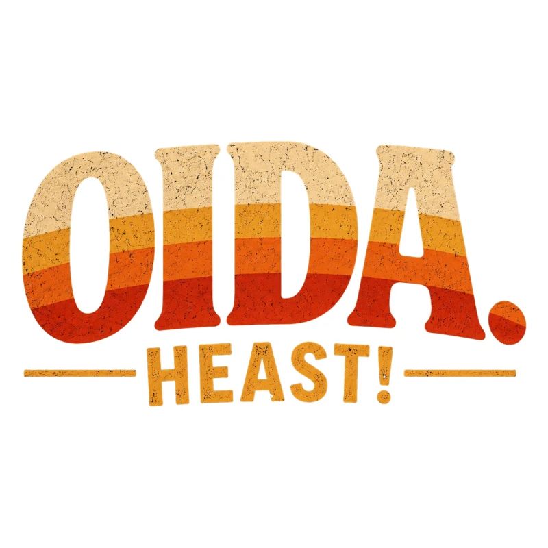 Oida heast Retro Sunset Typographe