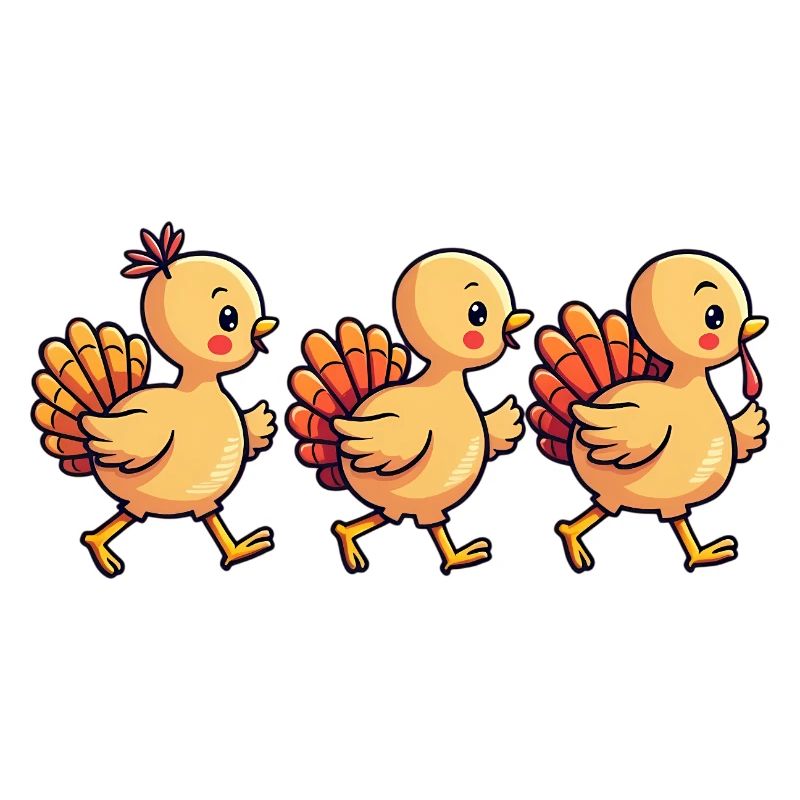 Bébé dinde de Thanksgiving