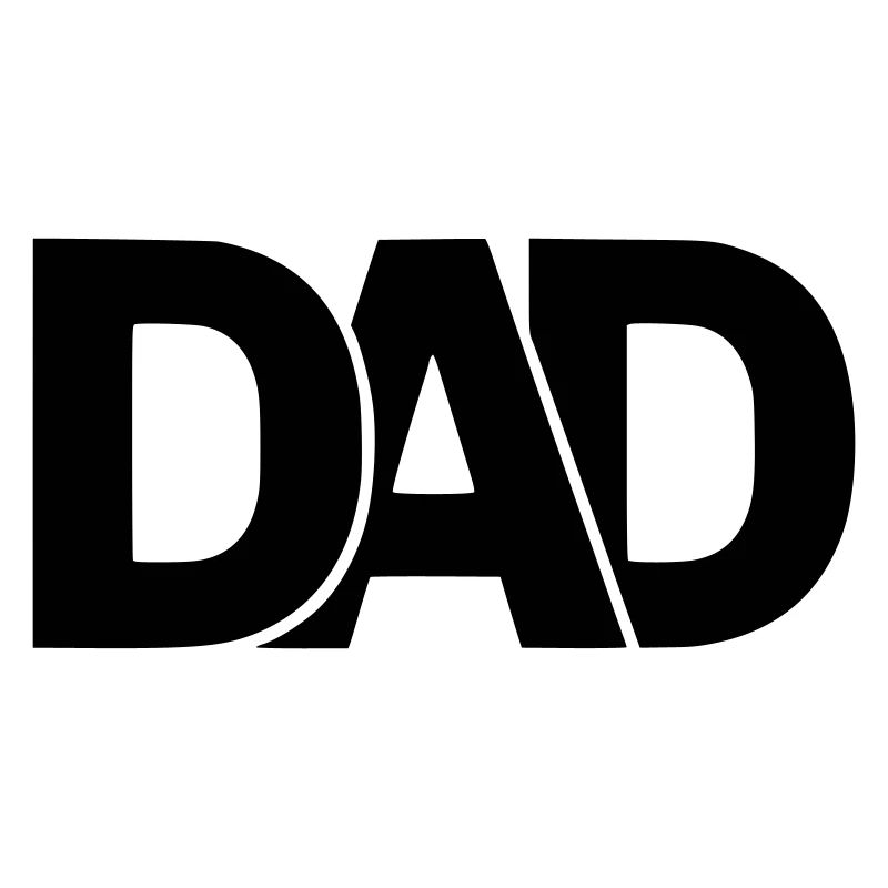 Modern dad logo for dads and dads-to-be