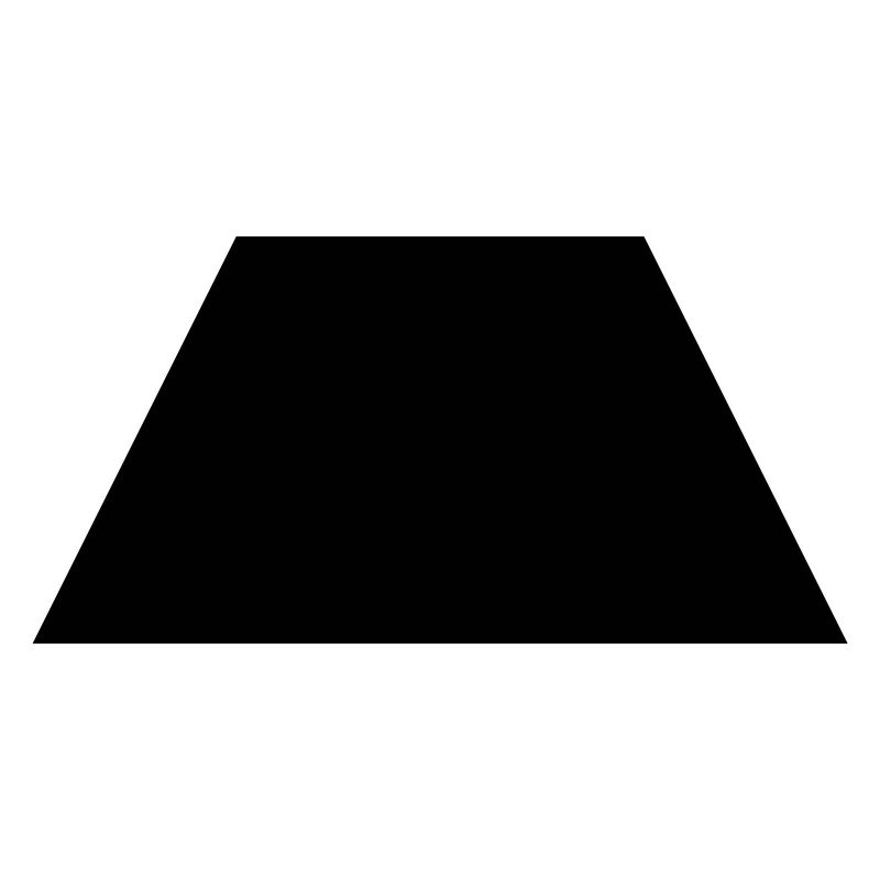 black trapezoid
