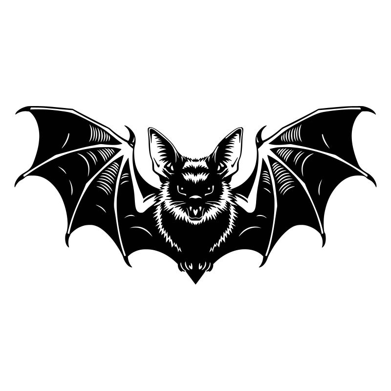 Bat Gothic Illustration