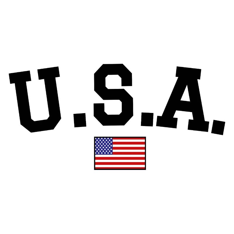 Drapeau américain Noir