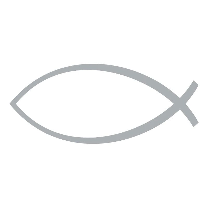 Ichtus fish silver