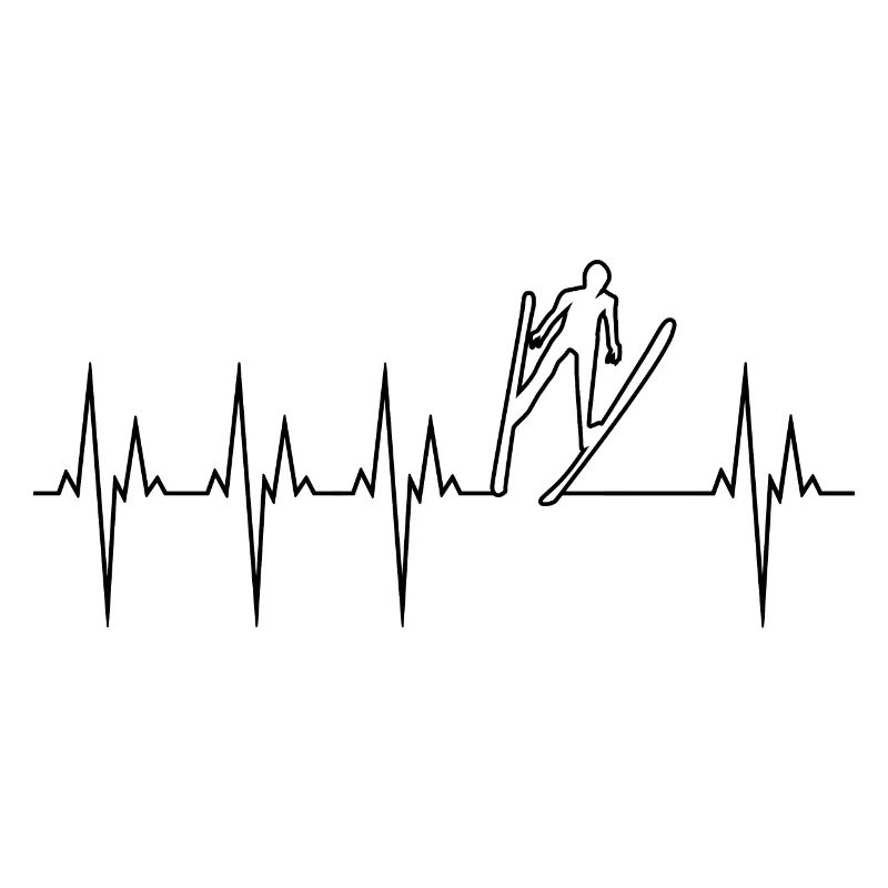 Saut à Ski électrocardiogramme ECG Saut à Ski