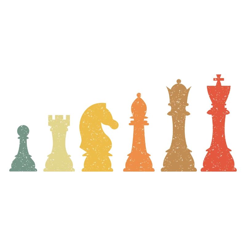 Chess Evolution Vintage Retro