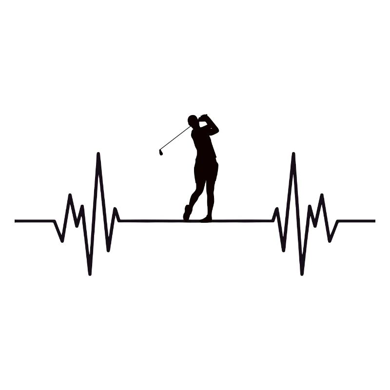 Golf Golfer Heartbeat