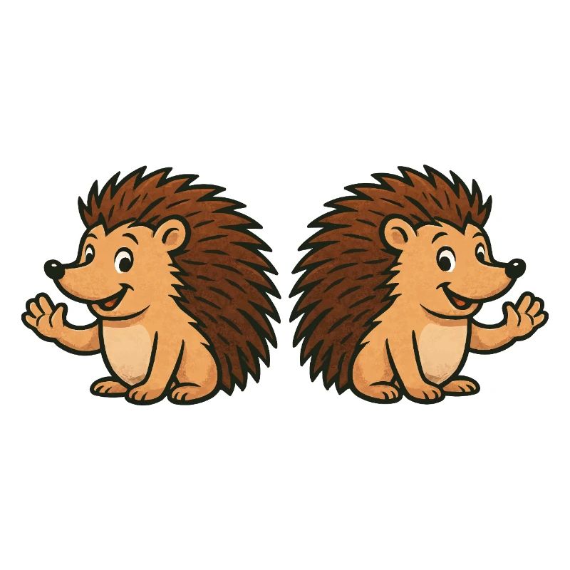 Niedliche Igel  Comic