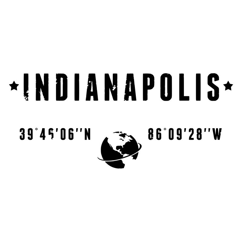 Indianapolis Indiana Coordinates Gps Globe