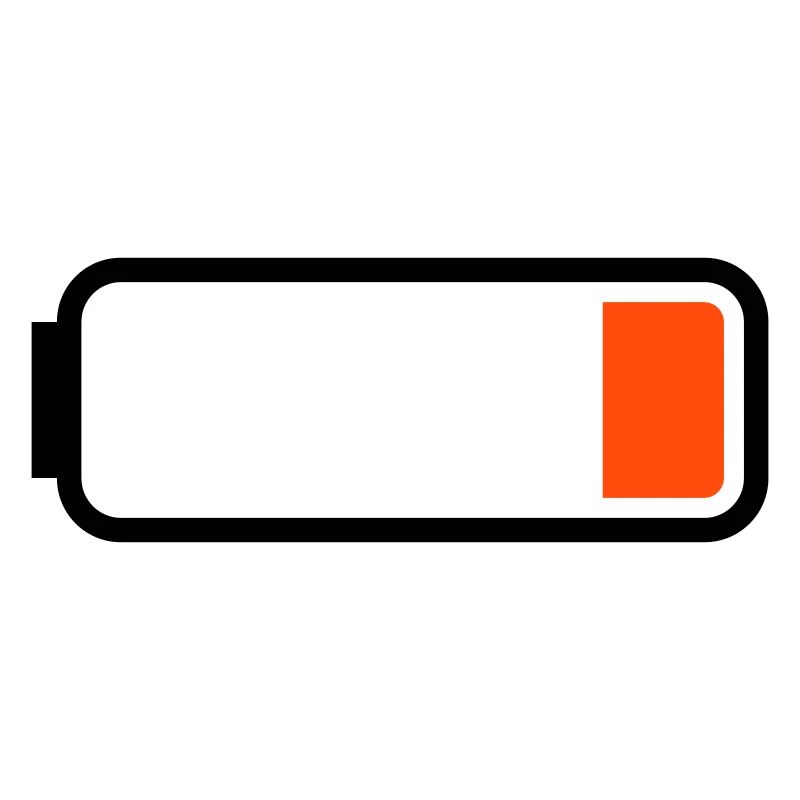 Batterie leer
