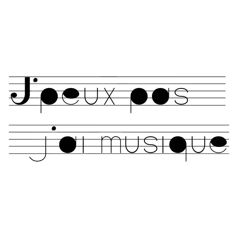 I can not have music