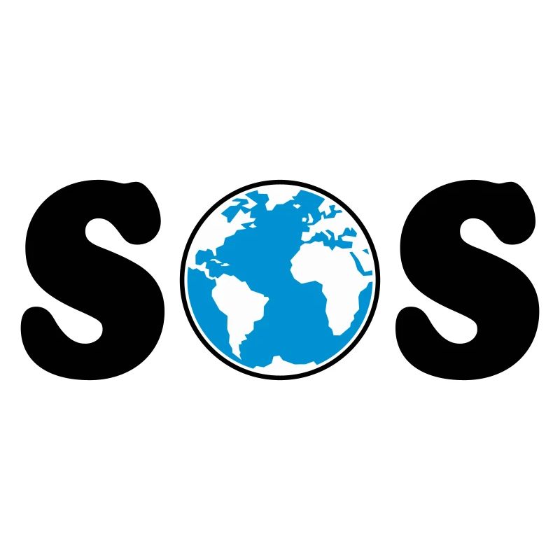 SOS – Earth Day / Climate Change (B / 3C / SVG)