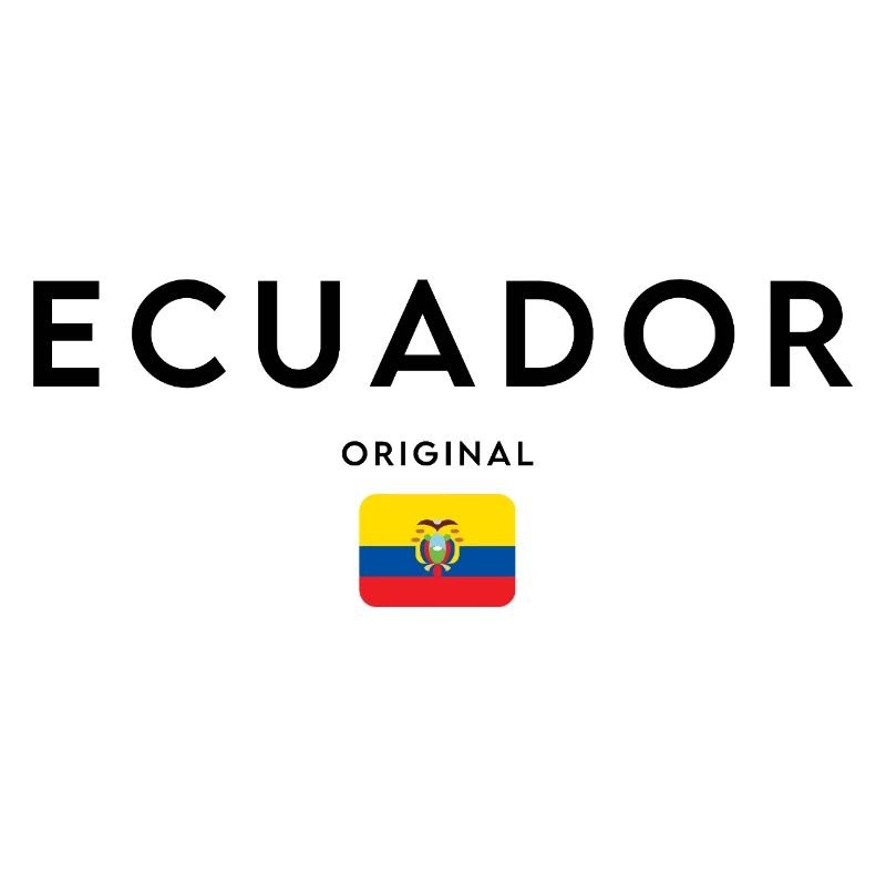 Ecuadorian pride, minimalist sleek design