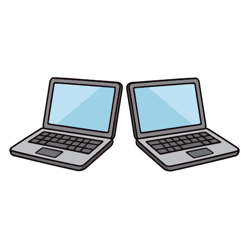 Collaboration avec les ordinateurs portables doubles