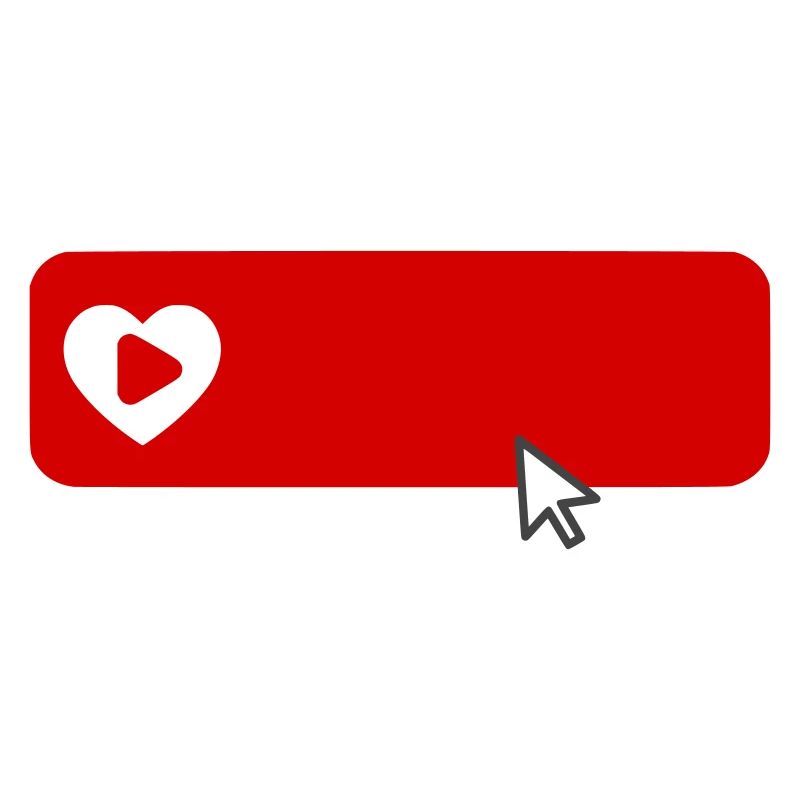 Cool YouTube Inspired Subscribe Flat Icon