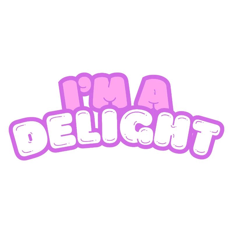 Im Delight Bubble Text