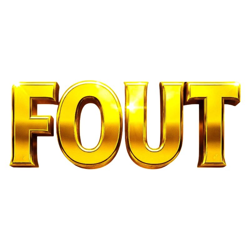 Golden Error Typography