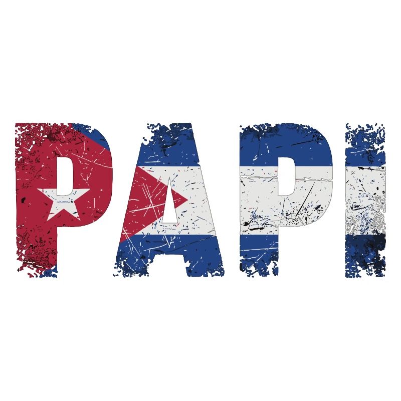 Daddy Cuba Flag Vintage Dad