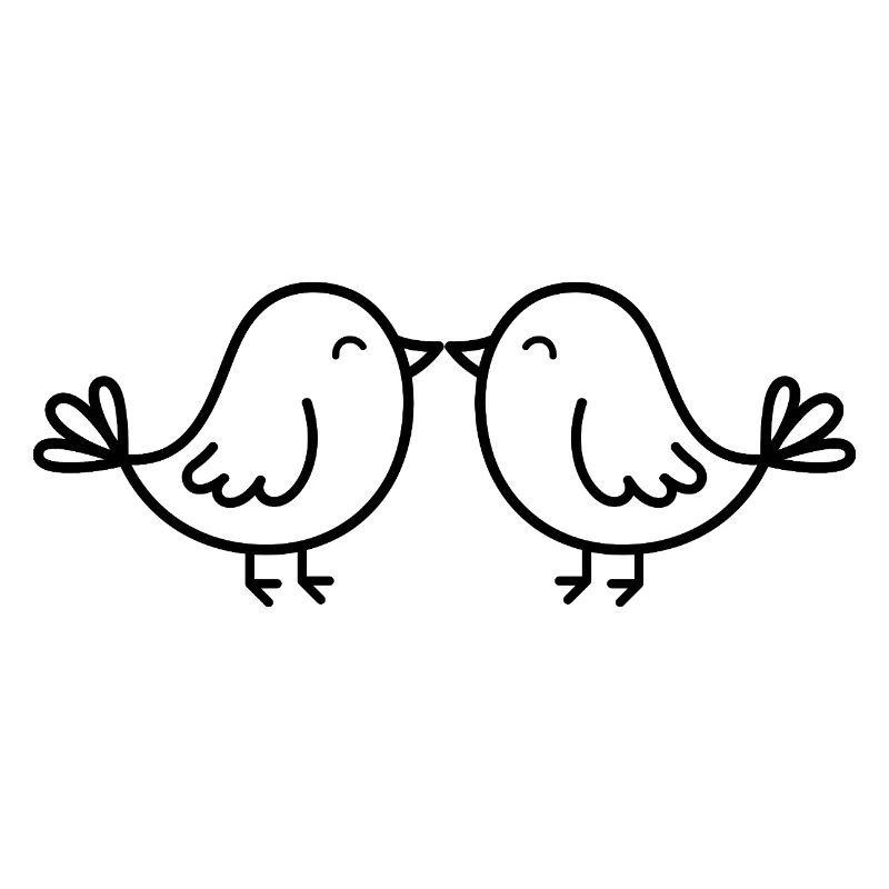 Oiseaux mignons