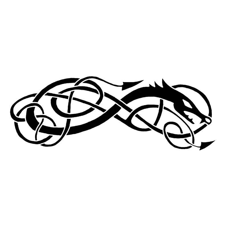 Serpent celte noir