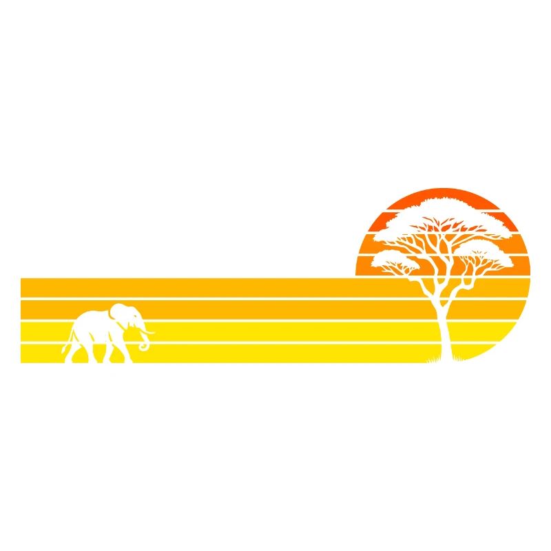 Coucher de soleil africain