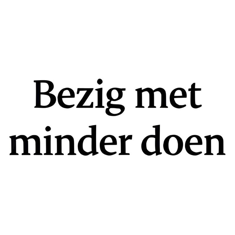 Doing less – Trendy Text Design