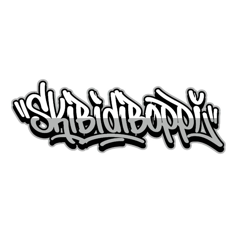 Skibidiboppi Graffiti Script