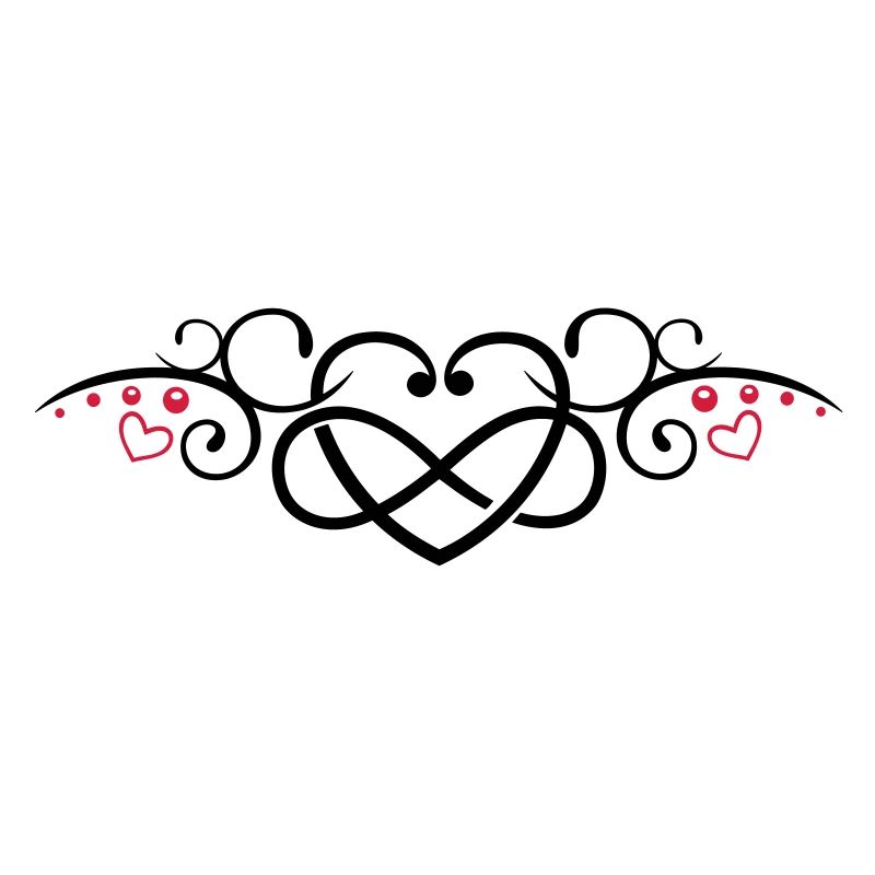 Herz mit Unendlichkeitschleife, infinity