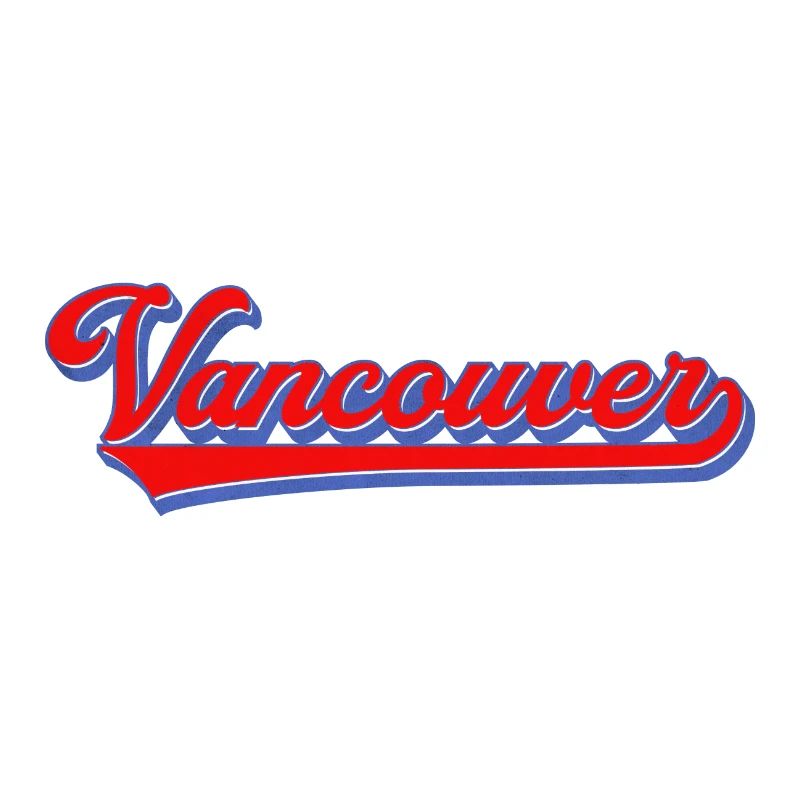 Vancouver Lettering Retro Style