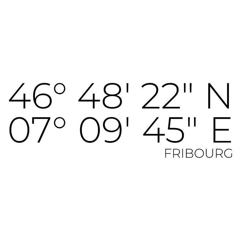 Coordinates Fribourg